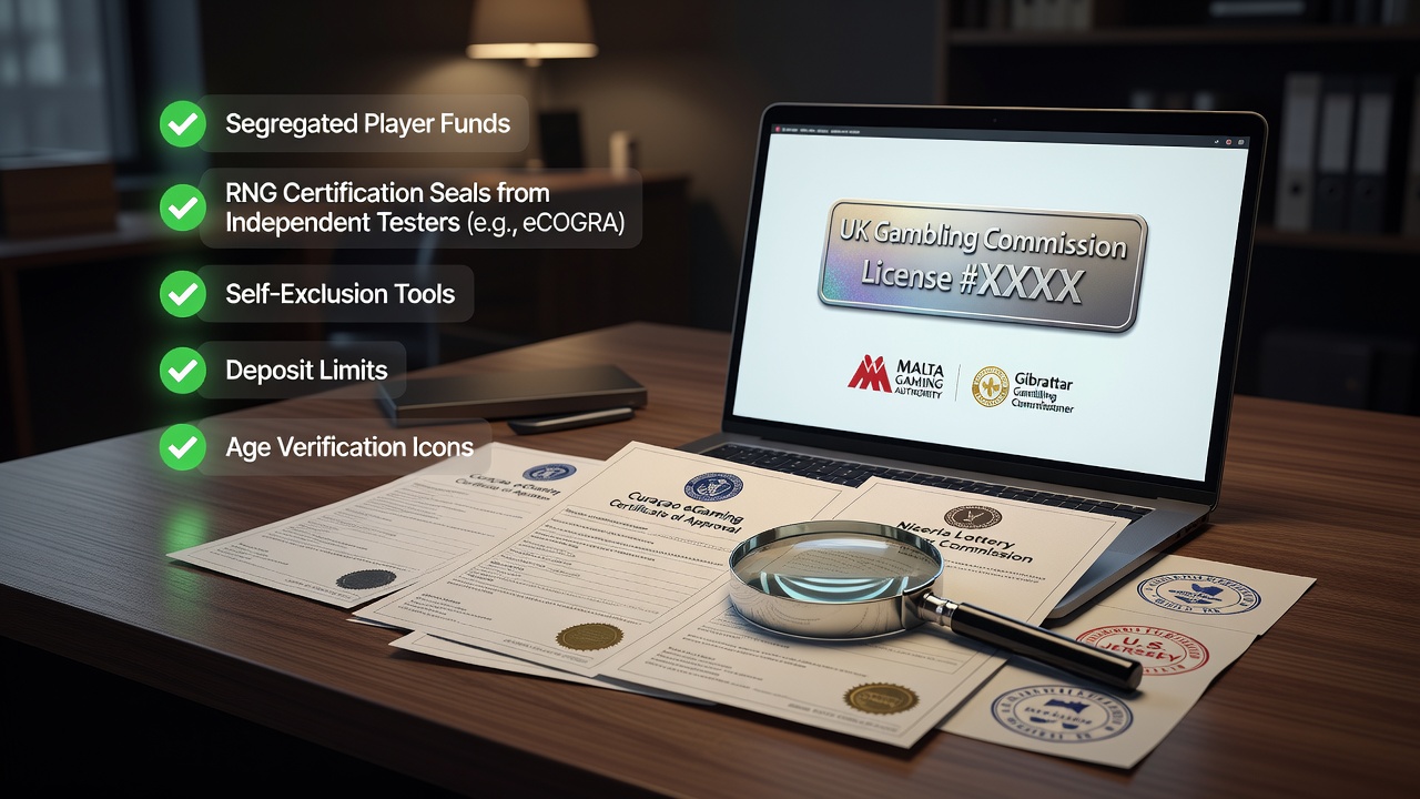 Online Casino Licenses Explained: How to Verify Regulation, Safety, Legality, Player Protection, and Responsible Gambling Rules